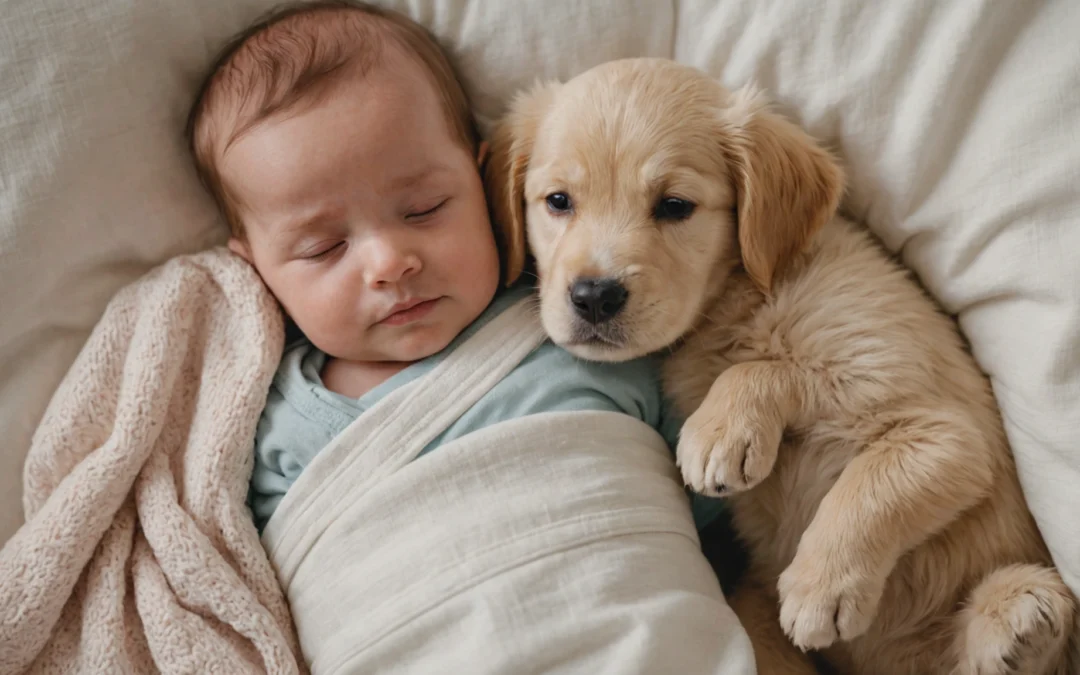 Capturez l’amour pur : photographier les bébés et les animaux de compagnie dans leur douce candeur