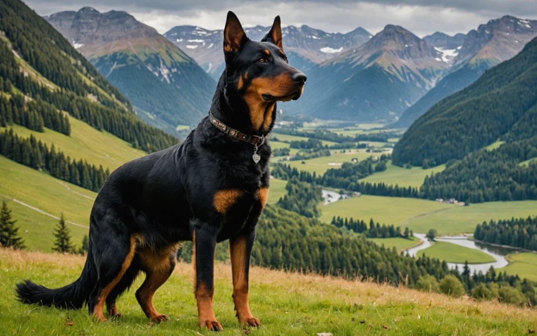 Découvrez la taille impressionnante du beauceron : un chien majestueux !