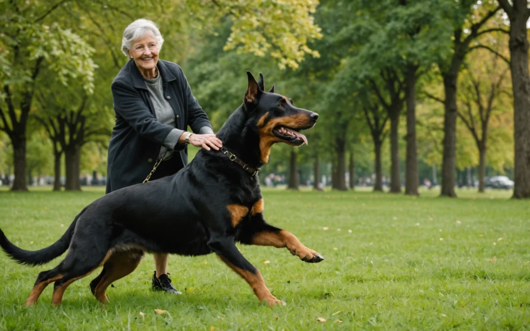 Découvrez le secret d’une longévité saine pour votre beauceron senior !