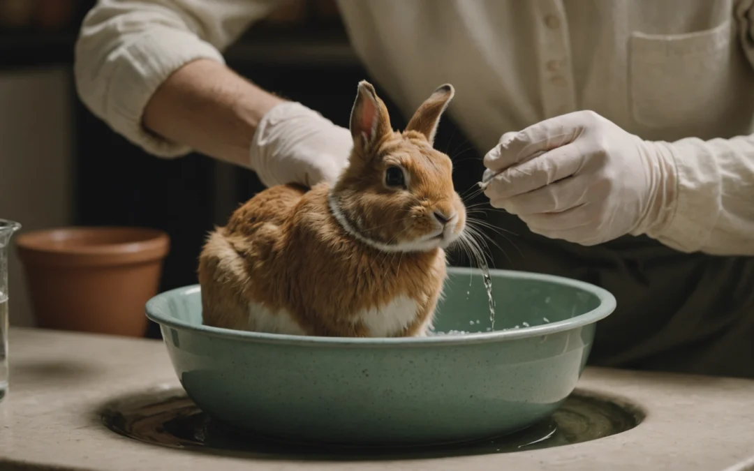 Comment laver un lapin sale tout en douceur pour un pelage soyeux