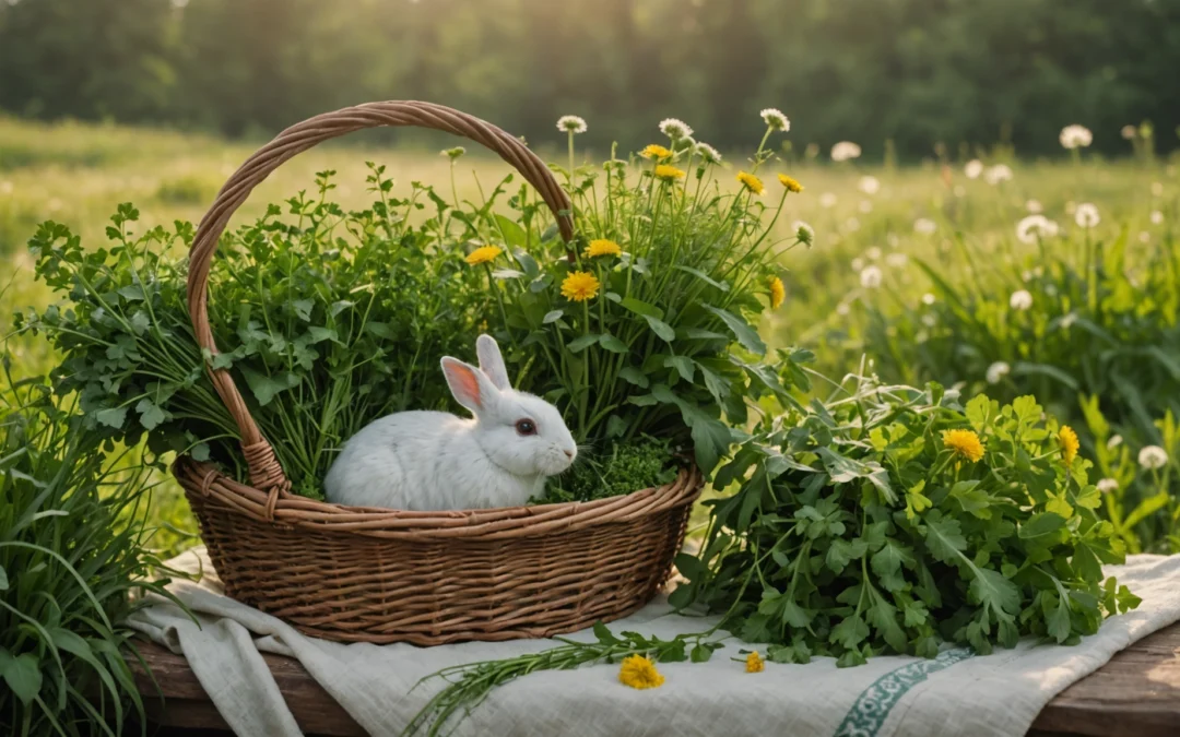 L’herbe à lapin: secrets pour un régime équilibré et savoureux