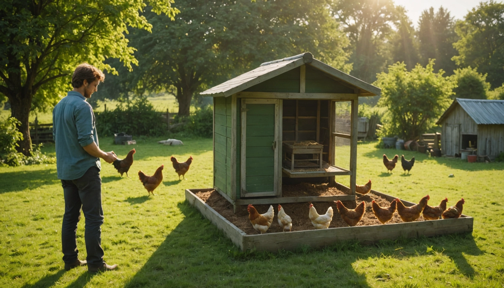 quand nourrir les poules matin ou soir