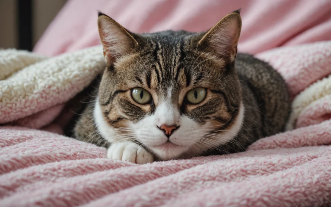 Quand le chat tire la langue et ronronne : signes de bien-être ou de stress ?