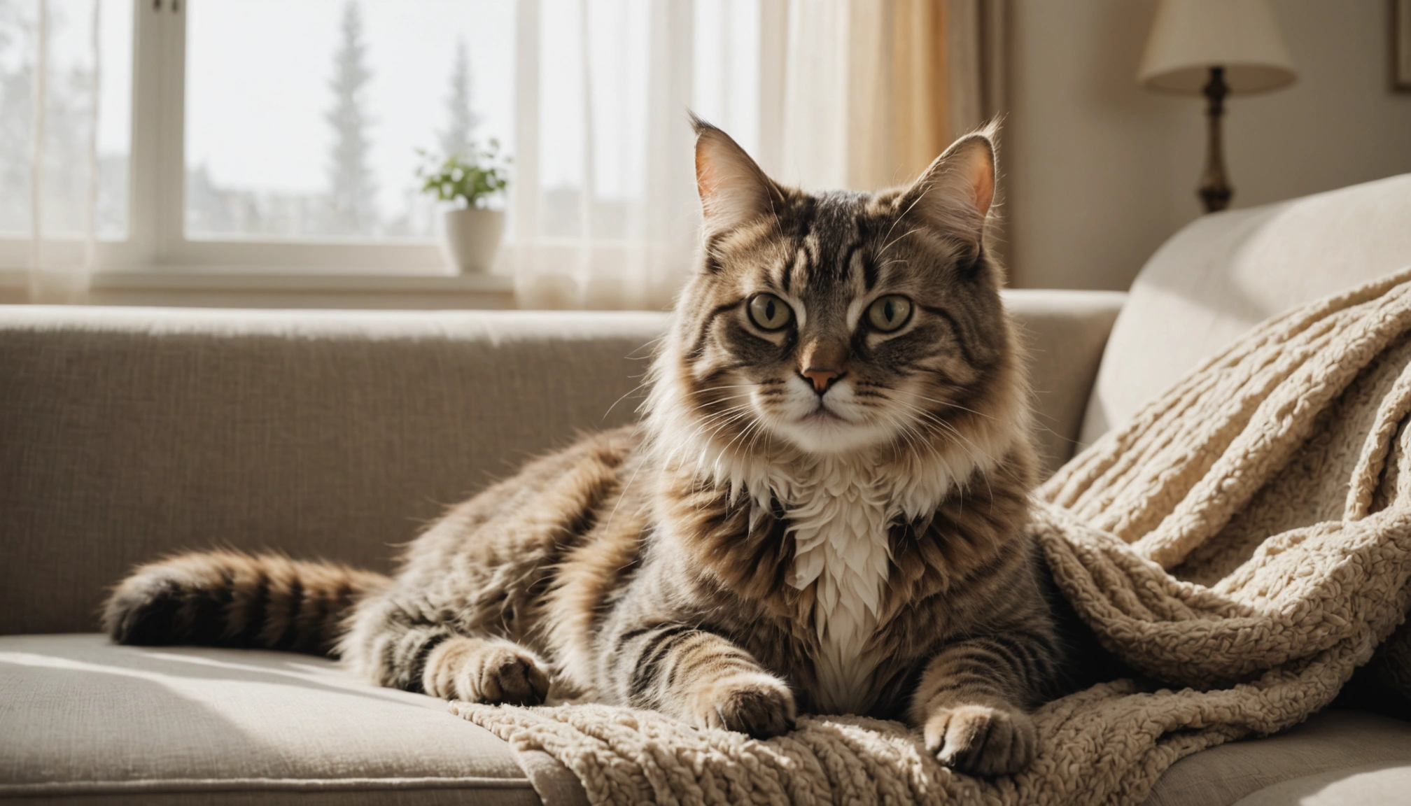 chat qui s'arrache les poils